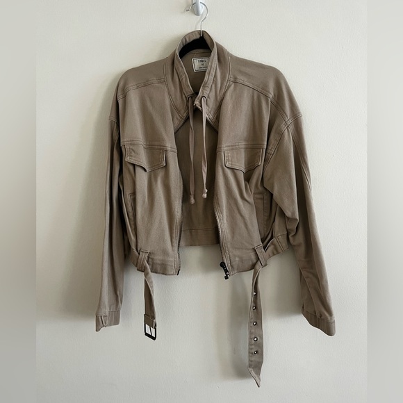 Tinsel Jackets & Coats Tinsel Crop Utility Jacket Poshmark